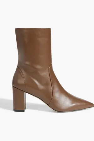 Stuart Weitzman Renegade leather ankle boots - Brown - EU 40.5