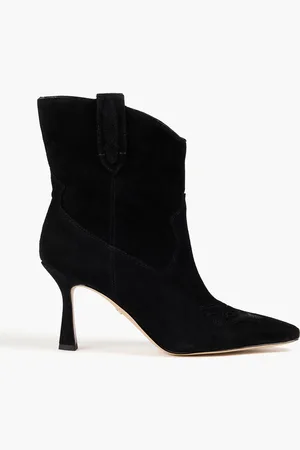 Sam Edelman Moe embroidered suede ankle boots - - US 9.5