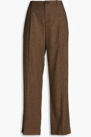Vince Houndstooth woven straight-leg pants - - US 6