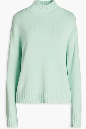 Chinti & Parker Wool and cashmere-blend turtleneck sweater - Green - L