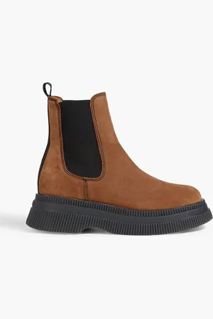 Ganni Suede Chelsea boots - - EU 41