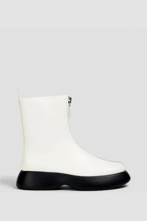 3.1 Phillip Lim Mercer leather ankle boots - White - EU 40