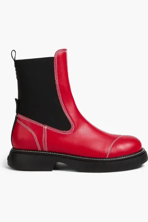 Ganni Faux leather Chelsea boots - - EU 36