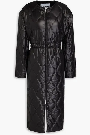 Ganni Quilted shell coat - - 4XL