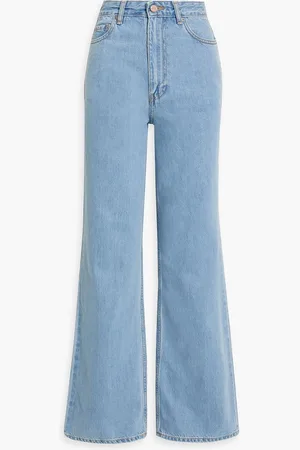 Ganni High-rise wide-leg jeans - Blue - 25W/ 34L