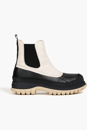 Ganni Canvas Chelsea boots - Neutral - EU 40