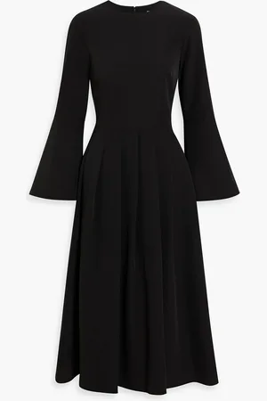 MIKAEL AGHAL Pleated crepe midi dress - - US 6