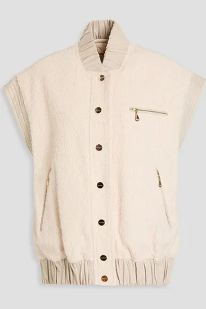 ZIMMERMANN Cotton-blend bouclé vest - White - 3