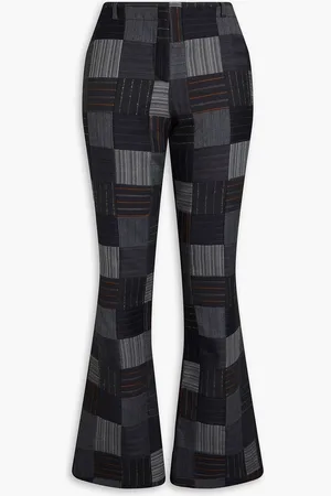 Acne Studios Patchwork tweed flared pants - - DE 38