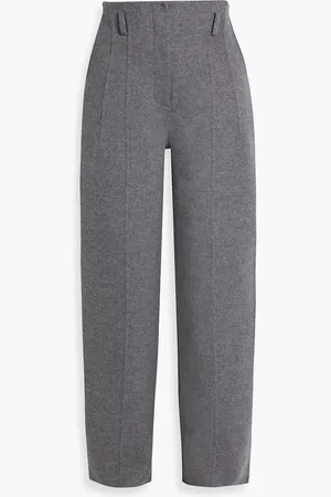Peter Do Wool and cashmere-blend felt wide-leg pants - - FR 38