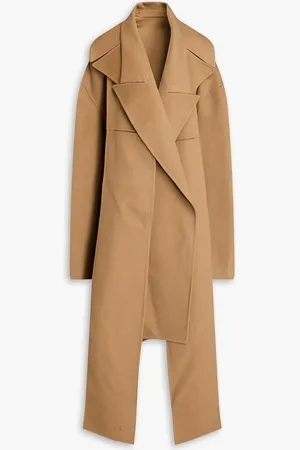 Peter Do Oversized wool and cashmere-blend felt coat - Brown - ONESIZE