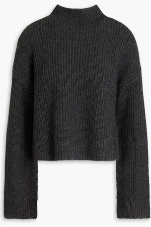 Loulou Studio Faro ribbed cashmere turtleneck sweater - Gray - XL