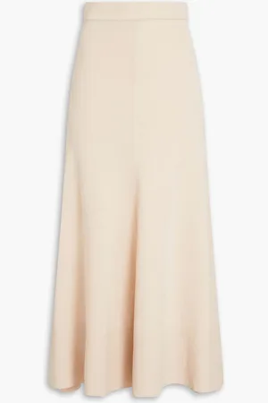 By Malene Birger Tessa TENCEL™ Lyocell-blend midi skirt - Neutral - XS