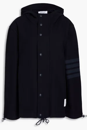 Thom Browne Cotton-twill hooded jacket - Blue - 3