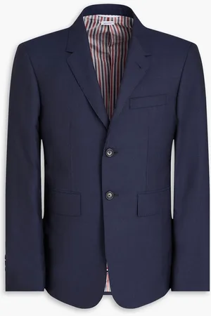 Thom Browne Wool-twill blazer - Blue - 3