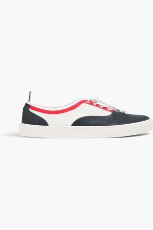 Thom Browne Color-block rubber and canvas sneakers - Blue - US 7.5