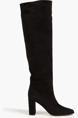 Gianvito Rossi Piper suede thigh boots - - EU 35.5