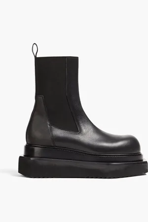 Rick Owens Beatle Turbo leather Chelsea boots - - EU 39