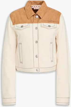 Marni Two-tone denim jacket - Neutral - IT 42