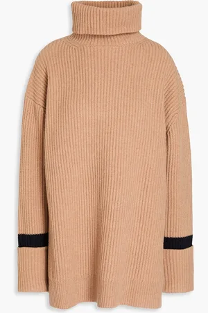 Chinti & Parker Ribbed wool turtleneck sweater - Neutral - S