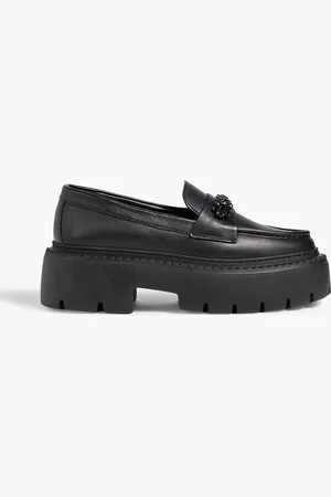 Jimmy Choo Bryer crystal-embellished leather loafers - - EU 41