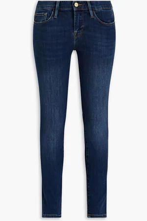 Frame Le Skinny low-rise skinny jeans - Blue - 31
