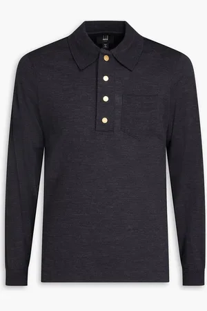 Dunhill Wool polo shirt - Gray - S