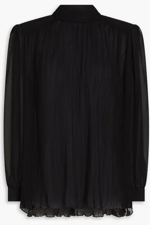 Frame Plissé-chiffon blouse - - XXS