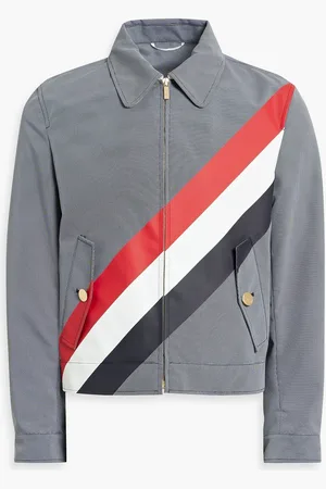 Thom Browne Striped woven jacket - Blue - 3