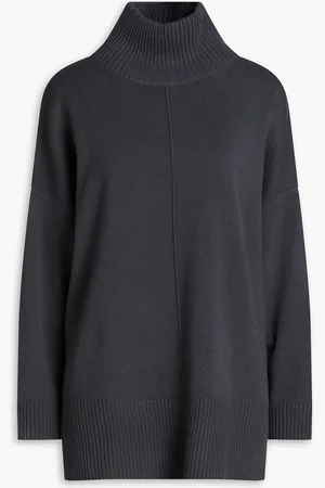 N.PEAL Oversized cashmere turtleneck sweater - Gray - S