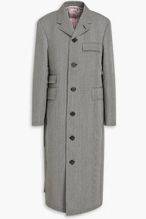 Thom Browne Prince of Wales checked wool coat - - IT 40