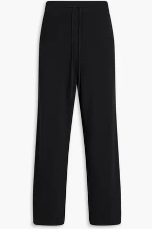 LE 17 SEPTEMBRE Ribbed cotton-blend drawstring sweatpants - Blue - IT 46
