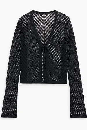 RAG&BONE Melissa open-knit coton-blend cardigan - - XS