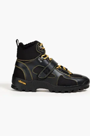 Ganni Faux leather hiking boots - - EU 38