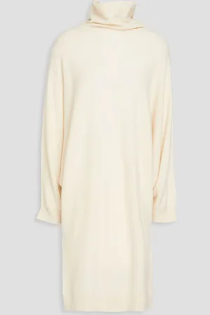 Totême Draped cashmere turtleneck sweater - White - L