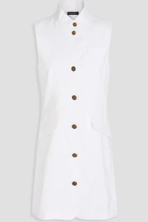 RAG&BONE Slade linen-blend mini dress - - US 12