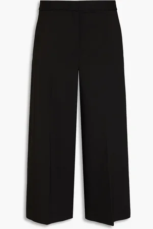 THEORY Cropped twill wide-leg pants - - US 14
