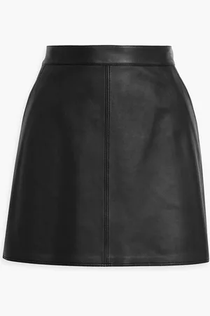 THEORY Leather mini skirt - - US 10