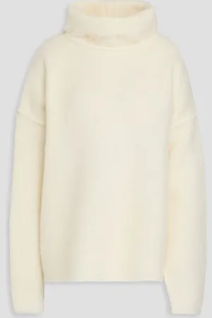 Rohe Oversized wool-blend turtleneck sweater - White - DE 34