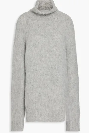 Rohe Oversized alpaca-blend turtleneck sweater - Gray - DE 38