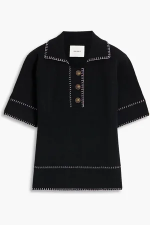 Lisa Yang Bobby embroidered cashmere polo sweater - - 0