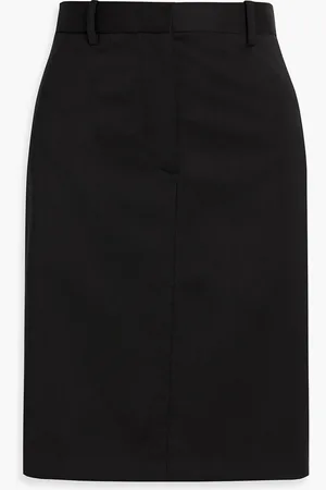 Helmut Lang Wool-twill skirt - - US 0