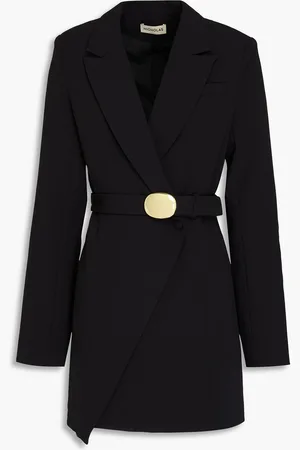 Nicholas Belted crepe mini dress - - US 6