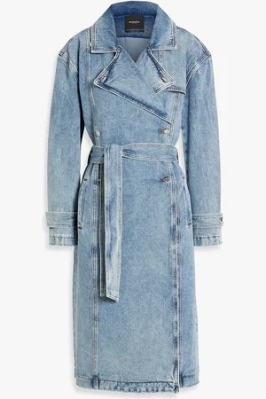 Retrofete Dakota denim trench coat - Blue - S