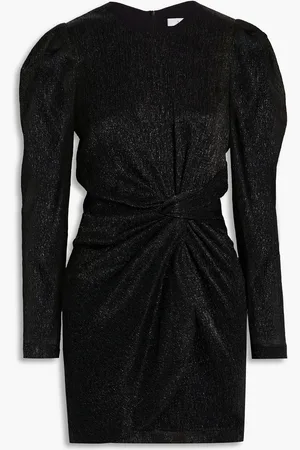IRO Nowen twisted metallic tulle mini dress - - FR 38
