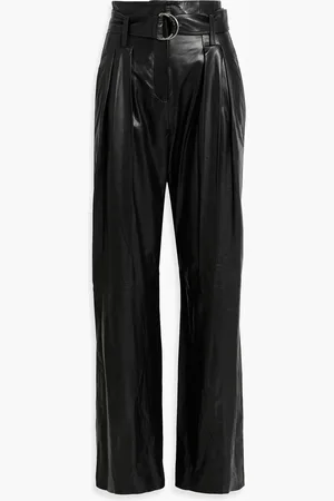 IRO Adica leather straight-leg pants - - FR 32