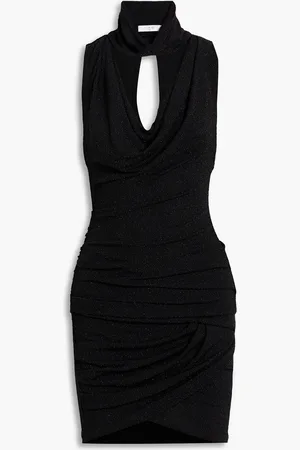 IRO Mikano cutout metallic stretch-knit mini dress - - FR 38