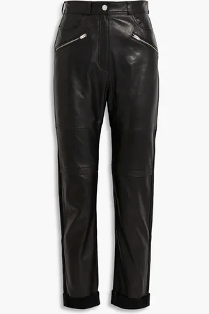 IRO Aysel leather straight-leg pants - - FR 42