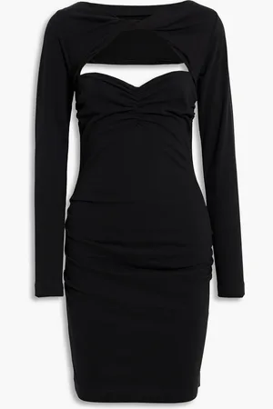 IRO Soa twisted cutout cotton-jersey mini dress - - XS