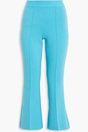 Lisa Yang Tilley cashmere kick-flare pants - Blue - 2